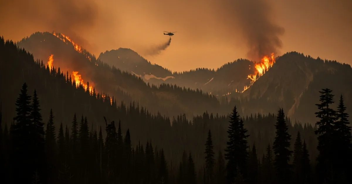 Emergency Crews Respond to Grand Park 2 Wildfire in Mount Rainier National Park