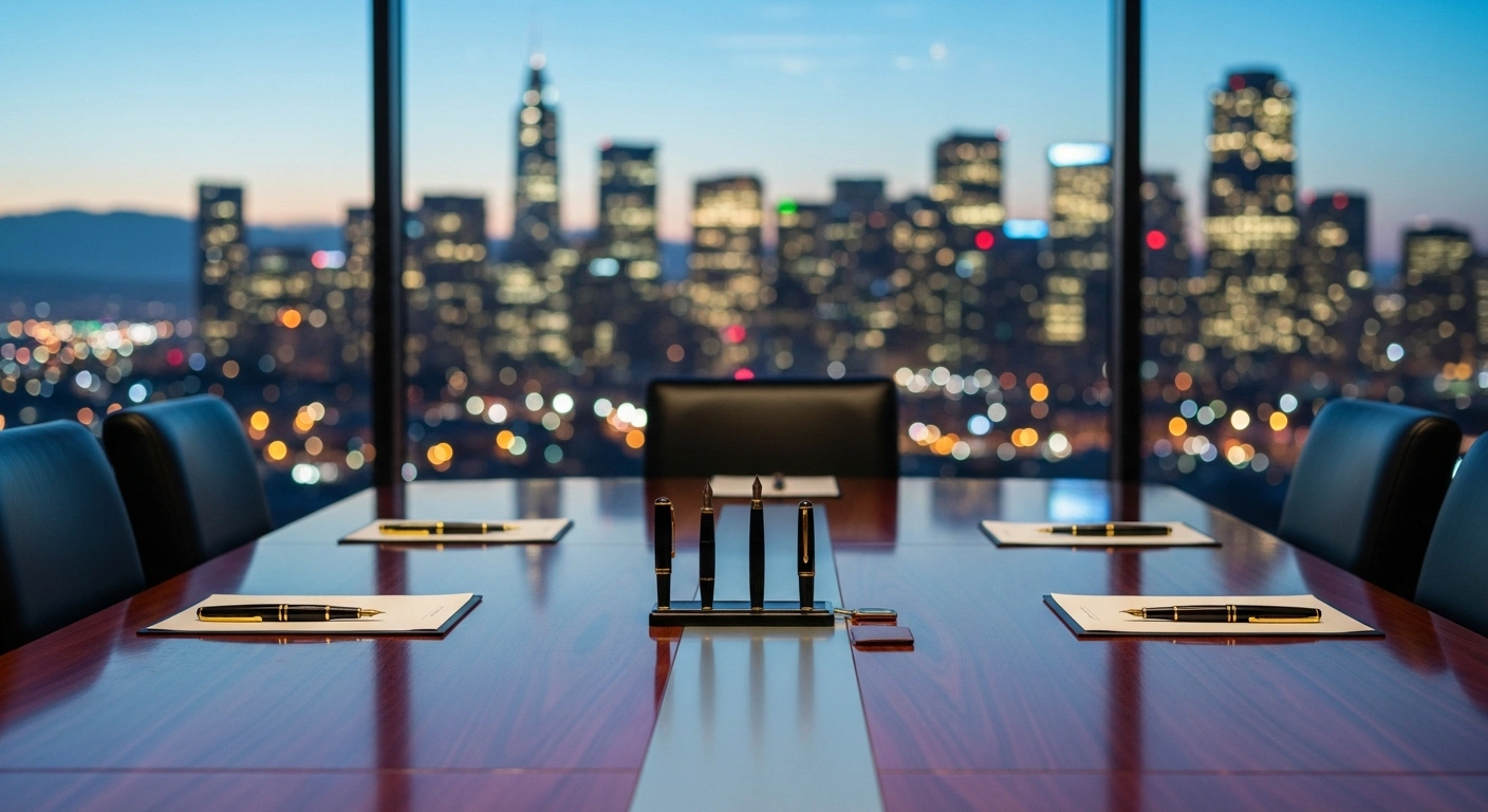 Financial regulators from Guangdong, Hong Kong, Macao, and Shenzhen meet in a modern office to discuss banking and insurance cooperation in the Greater Bay Area.