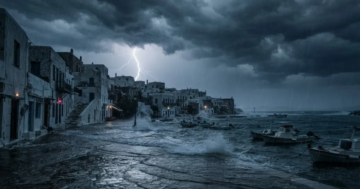 Greece Issues Emergency Weather Alerts as Severe Storm System Approaches