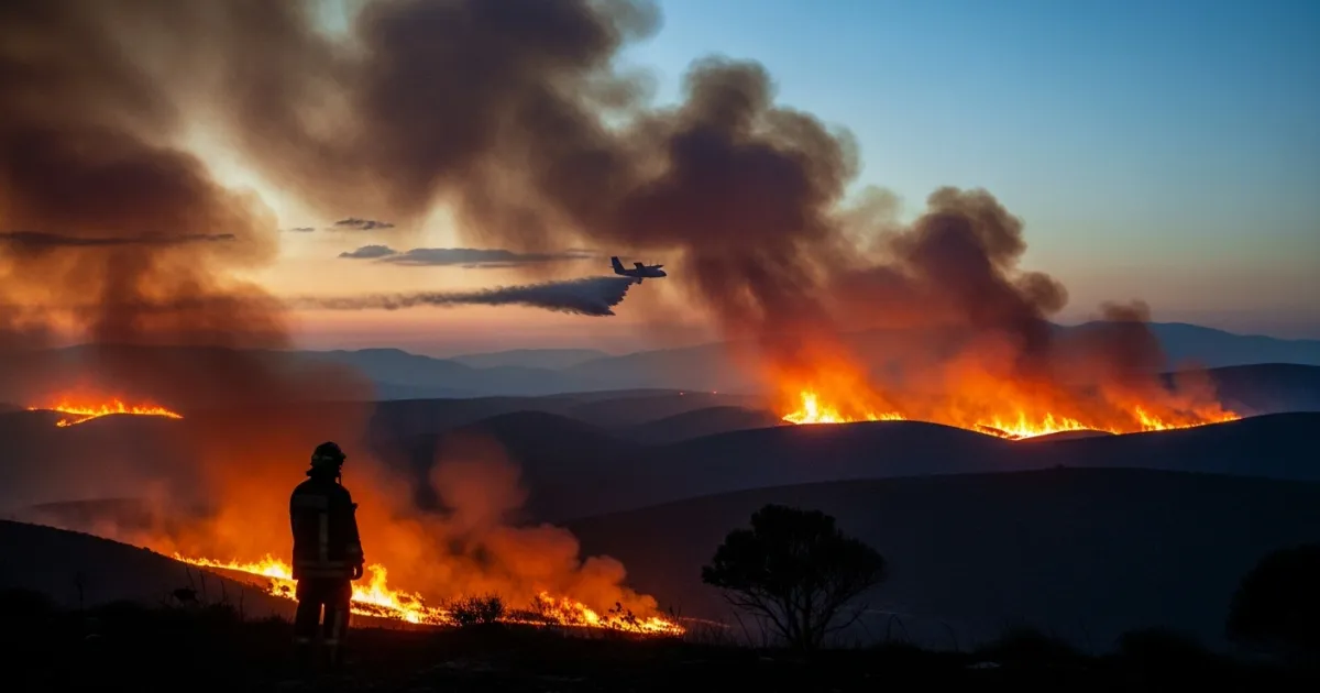 Wildfires Rage Across Greece as Authorities Order Mass Evacuations