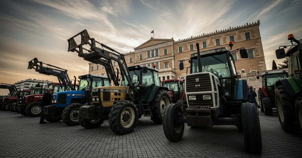 Greek Farmers Conclude Large-Scale Protest in Athens Over Rising Costs