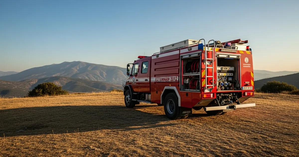 Greek Orthodox Archdiocese of America Donates Firefighting Vehicle to Penteli
