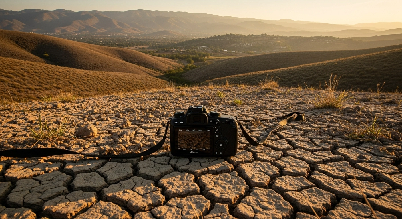 A landscape view of the rugged Guerrero mountains in Mexico following a 4.1 magnitude earthquake.