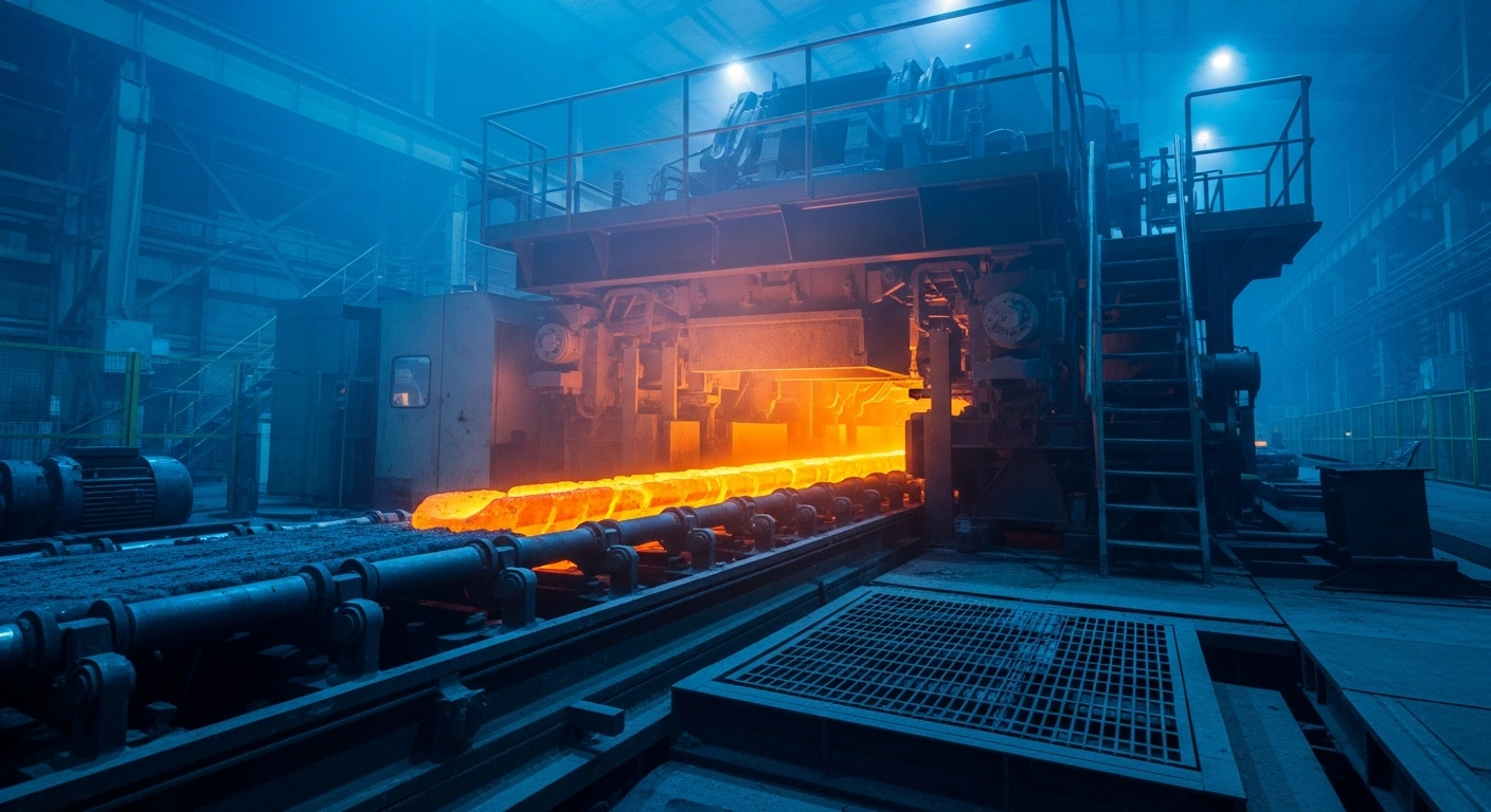 A modern steel manufacturing facility in Turkey undergoes a pre-verification audit to meet European Union carbon reporting standards.