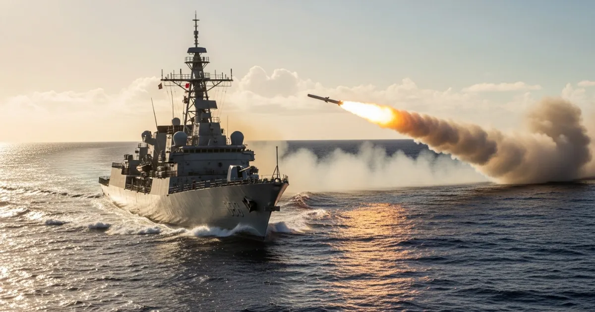 HMAS Sydney Conducts First Naval Strike Missile Firing During RIMPAC 2024