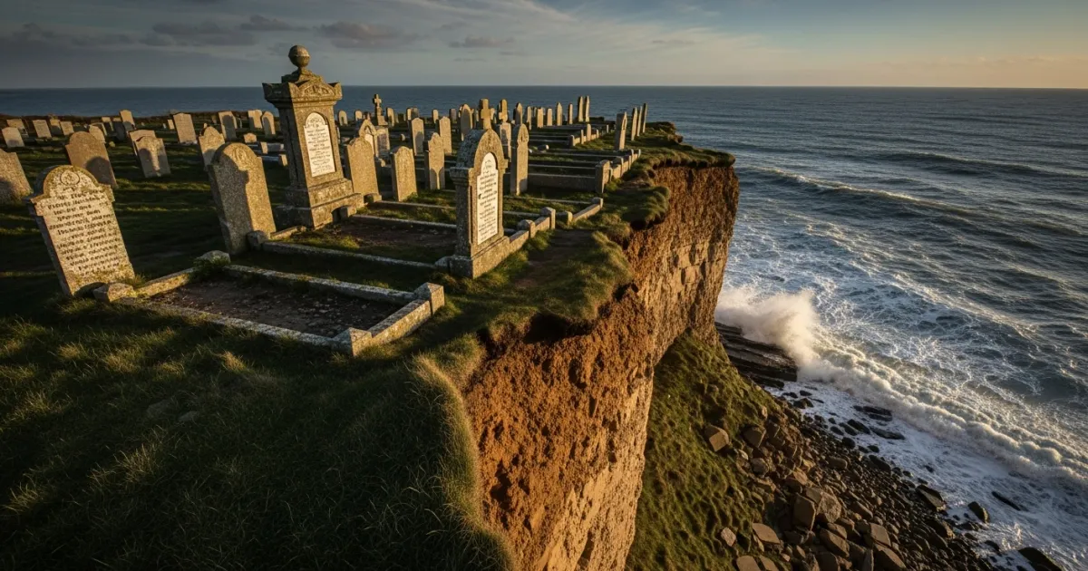 Coastal Erosion Threatens Historic HMS Invincible Sailors' Graves in Norfolk
