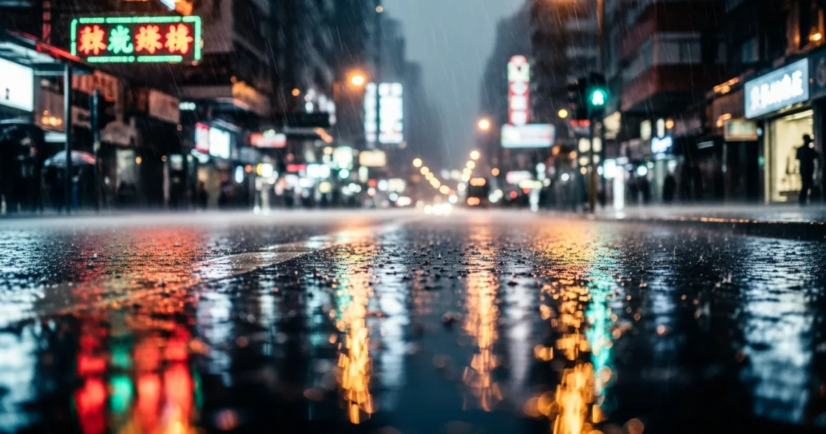 Hong Kong Observatory Issues Amber Rainstorm Warning Amid Heavy Rainfall