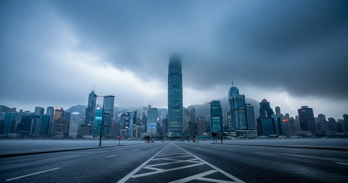 Typhoon Bavi Triggers Weather Alerts Across Hong Kong