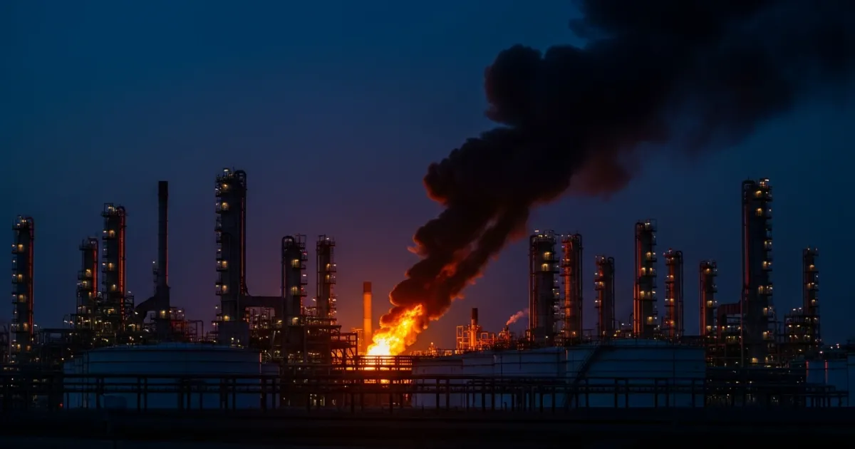 Houthi Drone Attack Targets Aramco Oil Refinery in Jazan