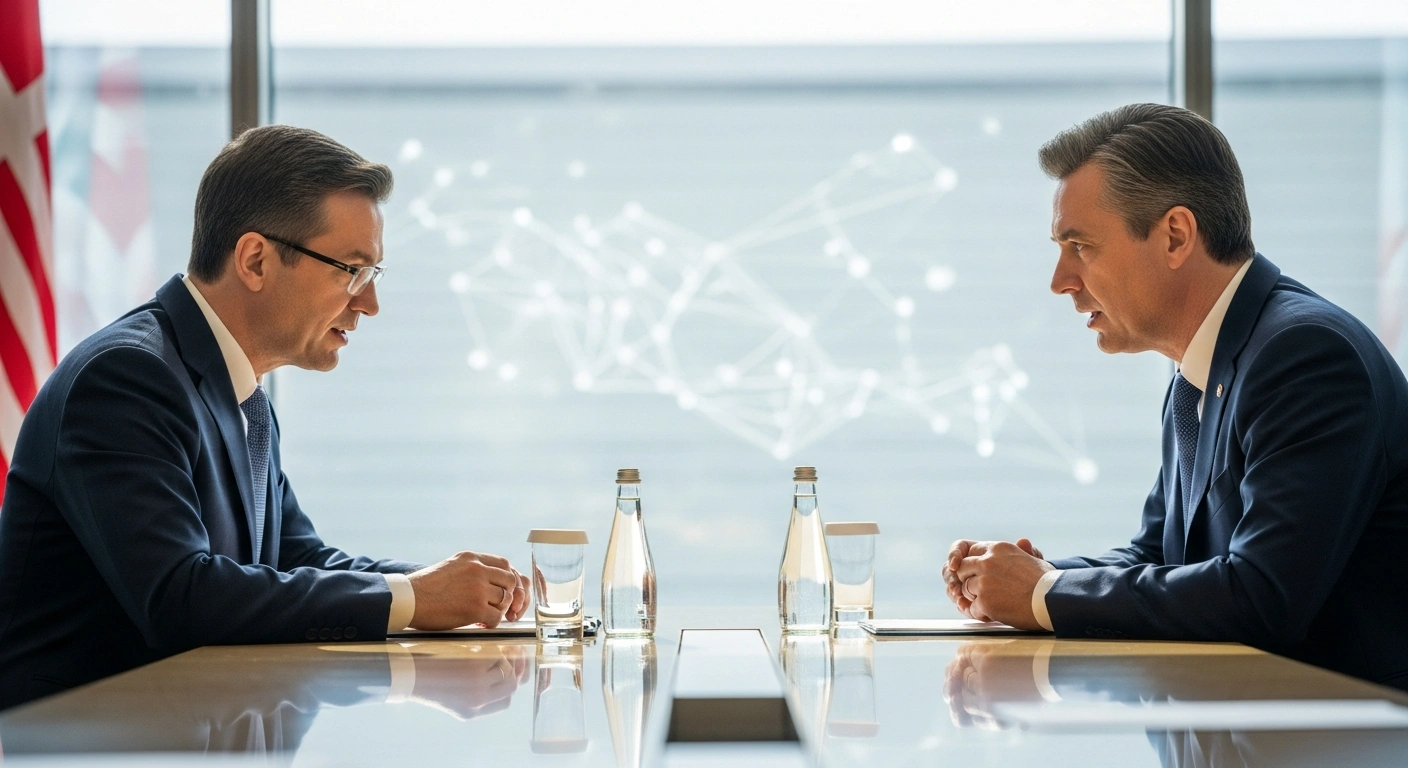 Hungarian Ambassador Sándor Dorogi and Aidana Zhupueva, Deputy Chairperson of Kyrgyzstan's Central Election Commission, are depicted in a formal meeting in Bishkek, discussing digital election technologies, gender quotas, and bilateral cooperation.