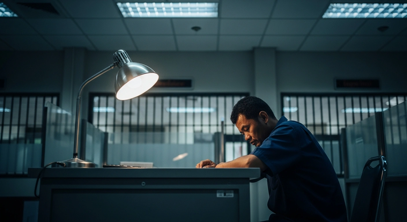 An Icelandic man sits in a Bangkok immigration detention center after being located by authorities following a two-week search.