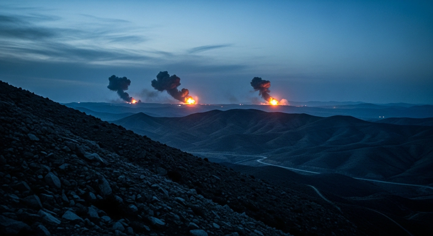 The Israel Defense Forces conduct precision strikes against Hezbollah launch sites in Lebanon to neutralize projectile threats.