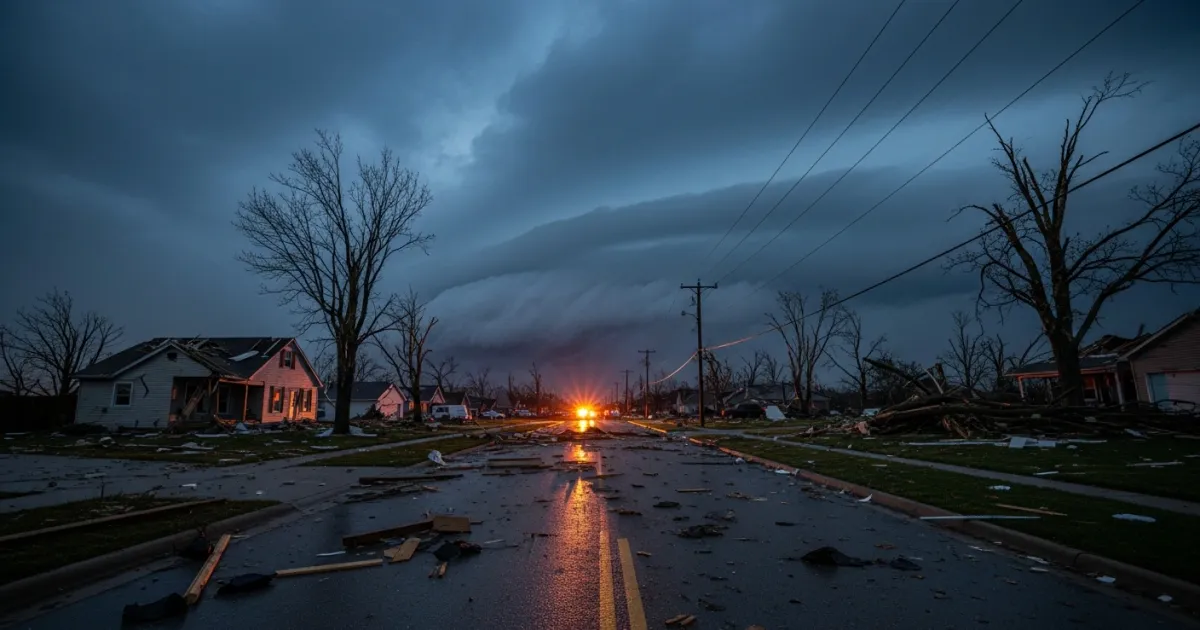 Tornadoes Strike Northern Illinois and Indiana, Leaving Two Dead
