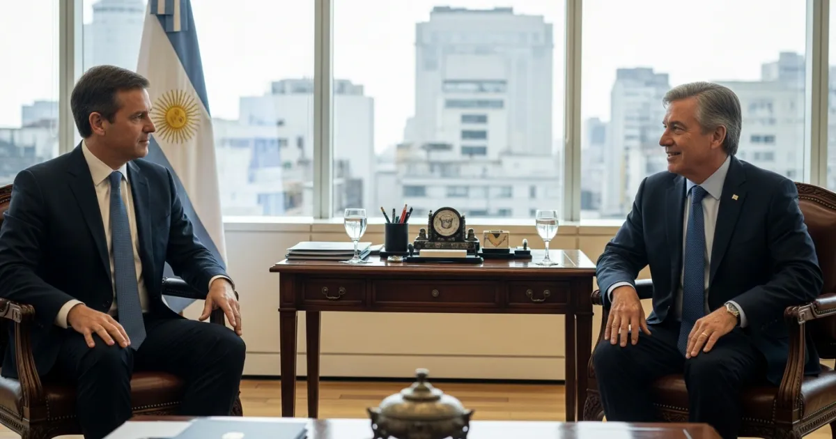 IMF Managing Director Kristalina Georgieva Meets President Javier Milei in Buenos Aires