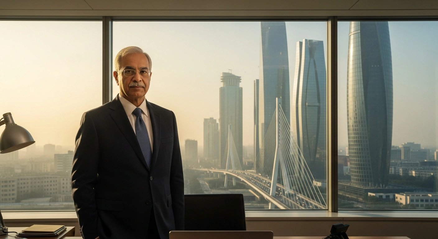 A seasoned Indian diplomat stands in a modern office as the newly appointed Ambassador to the Kingdom of Saudi Arabia to represent India.