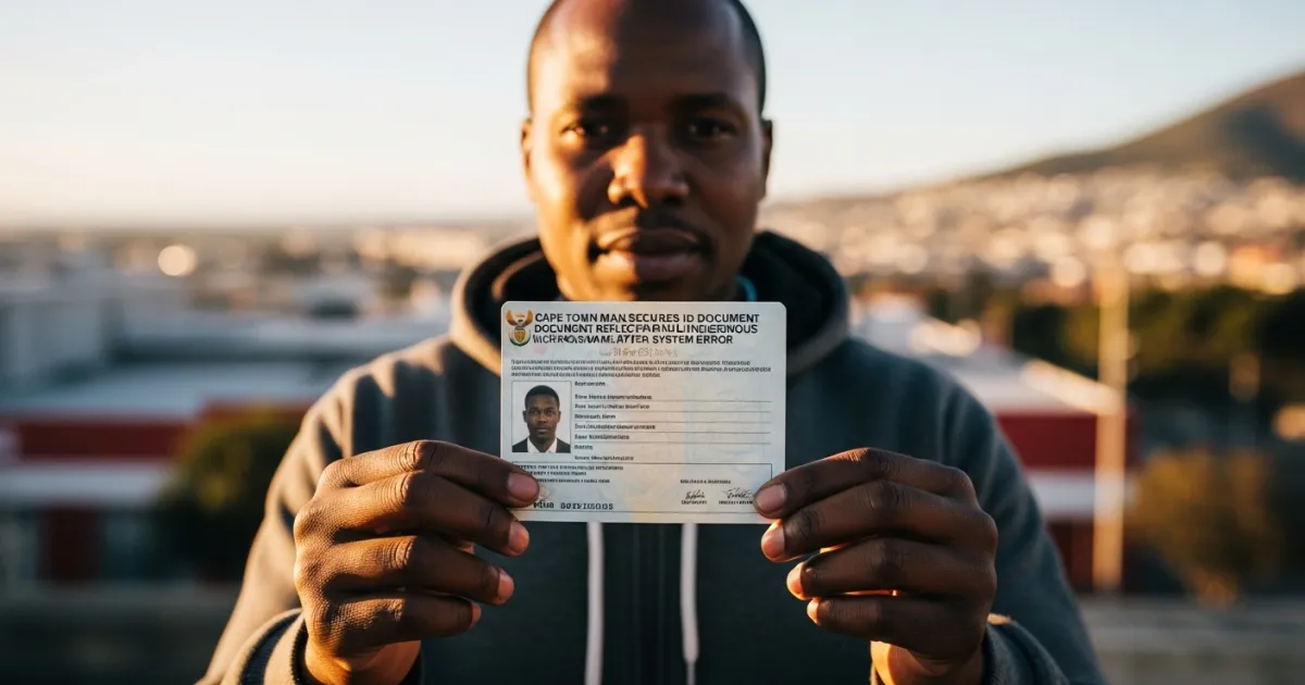 Cape Town Man Secures ID Document Reflecting Full Indigenous Name After System Error