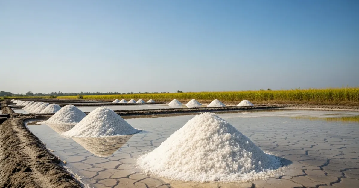 El Niño Drought Drives Salt Production Surge in West Java Amid Agricultural Challenges