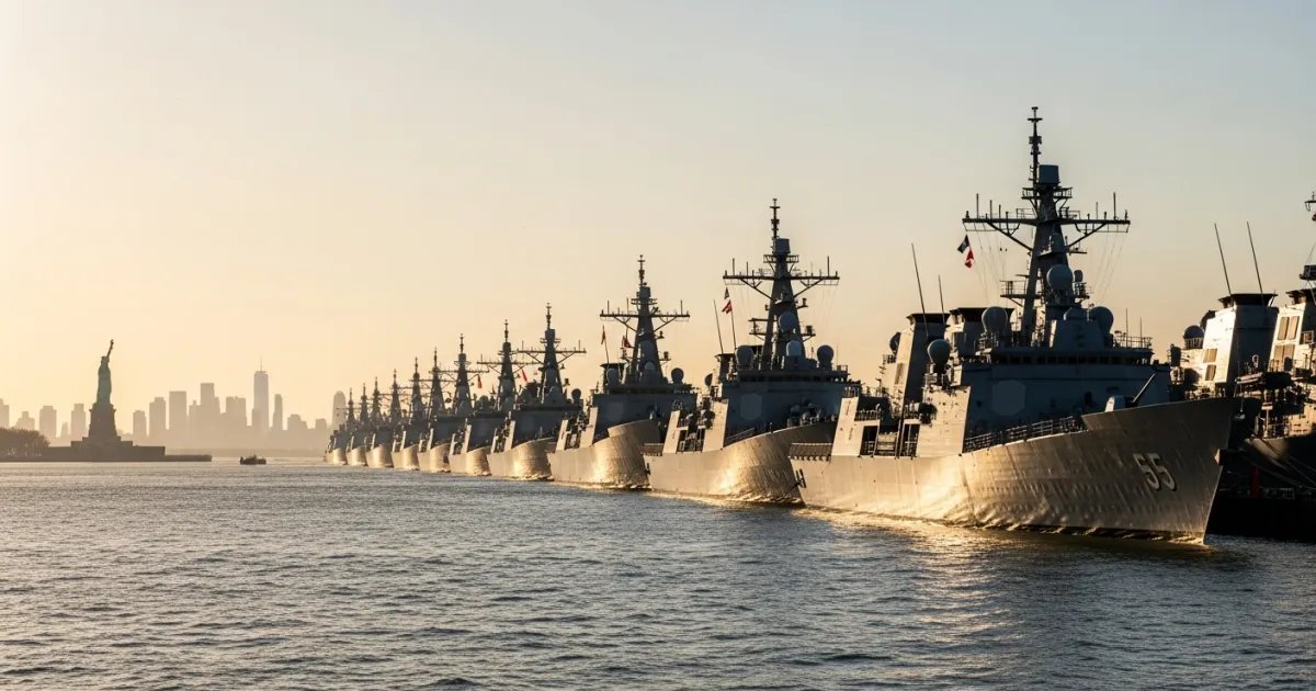 U.S. Navy Hosts International Naval Review to Commemorate Nation's 250th Anniversary