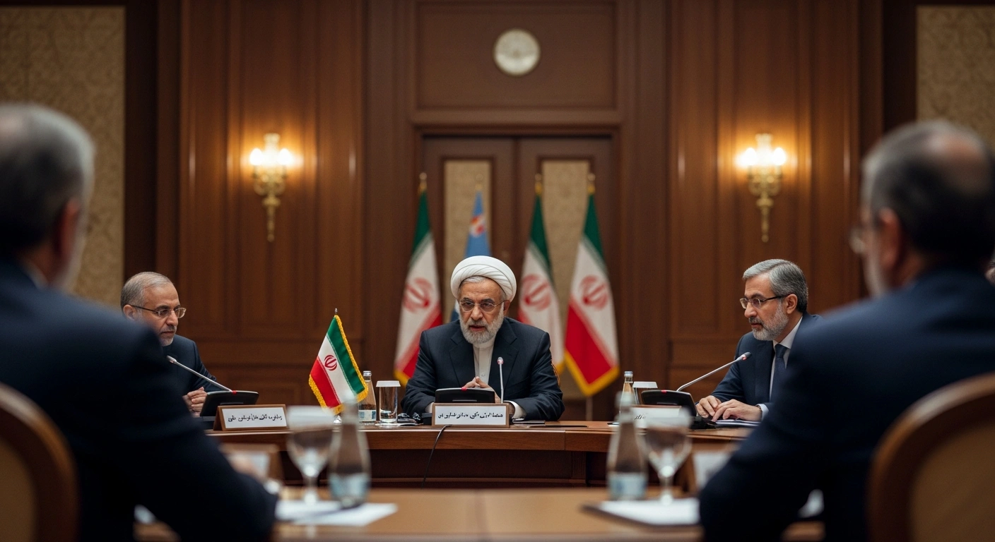 Iranian Foreign Minister Abbas Araghchi attends a high-level BRICS diplomatic meeting to discuss regional security and the Strait of Hormuz.