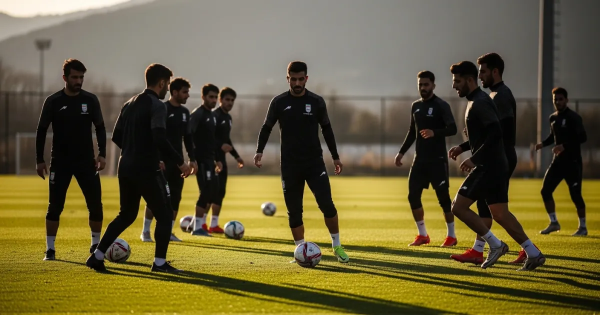 Iran National Football Team Holds Final World Cup Warm-Up in Turkey