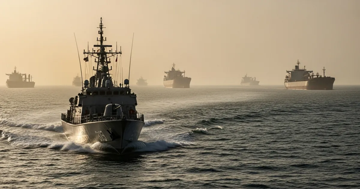 IRGC Naval Forces Intercept Vessels in Strait of Hormuz