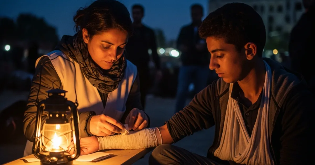 Iranian Medical Professionals Form 'People's Red Lion and Sun Groups' Amid Humanitarian Crisis