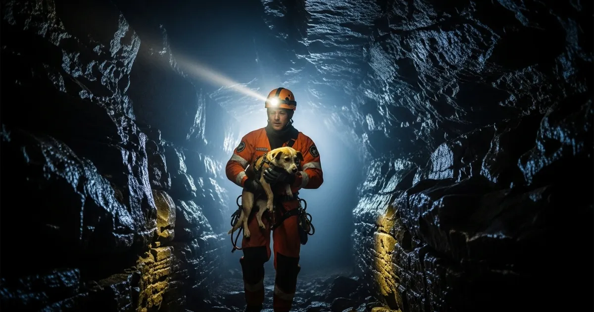 Clare Cave Rescue Team Saves Dog Trapped in County Mayo