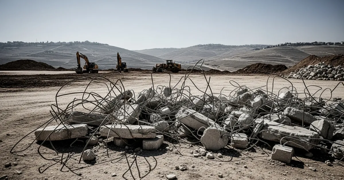 Israeli Forces Demolish Industrial Facility Near Bethlehem