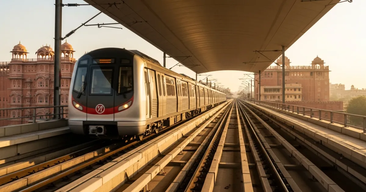 Indian Government Approves Rs 13,038 Crore Jaipur Metro Phase-2 Project