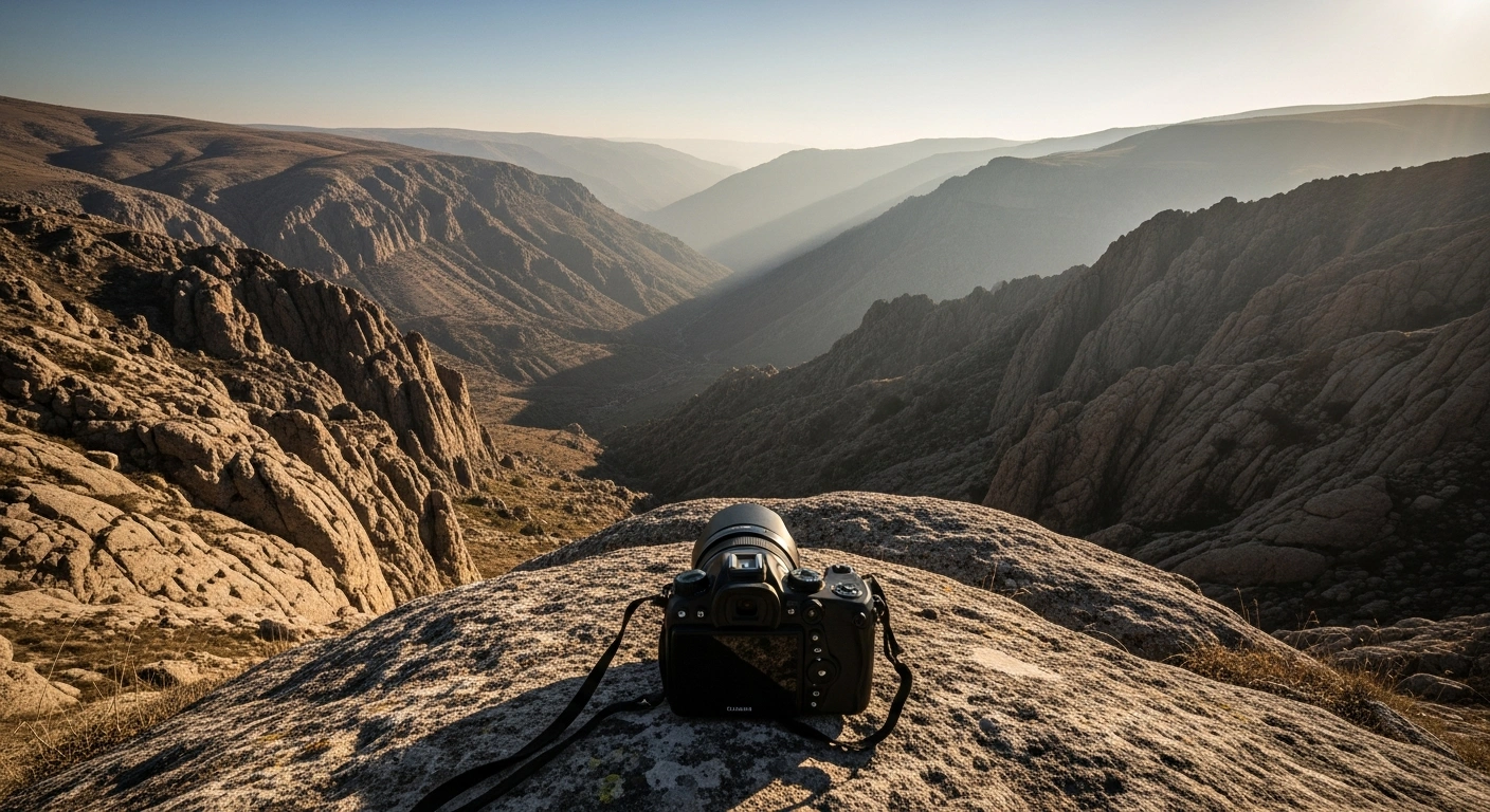 A scenic landscape view of the mountainous terrain in Kahramanmaraş, Turkey, where a minor earthquake was recently detected.