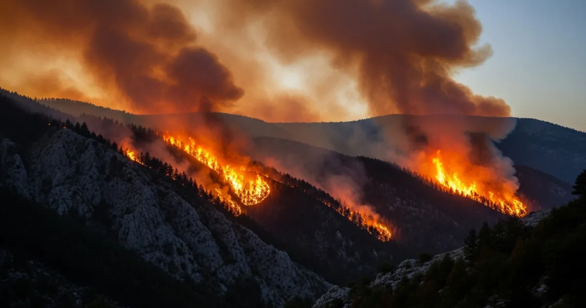 Authorities in Konjic Request International Aid to Combat Expanding Forest Fire