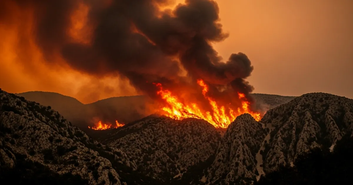 Authorities in Konjic Request International Aid to Combat Expanding Forest Fire