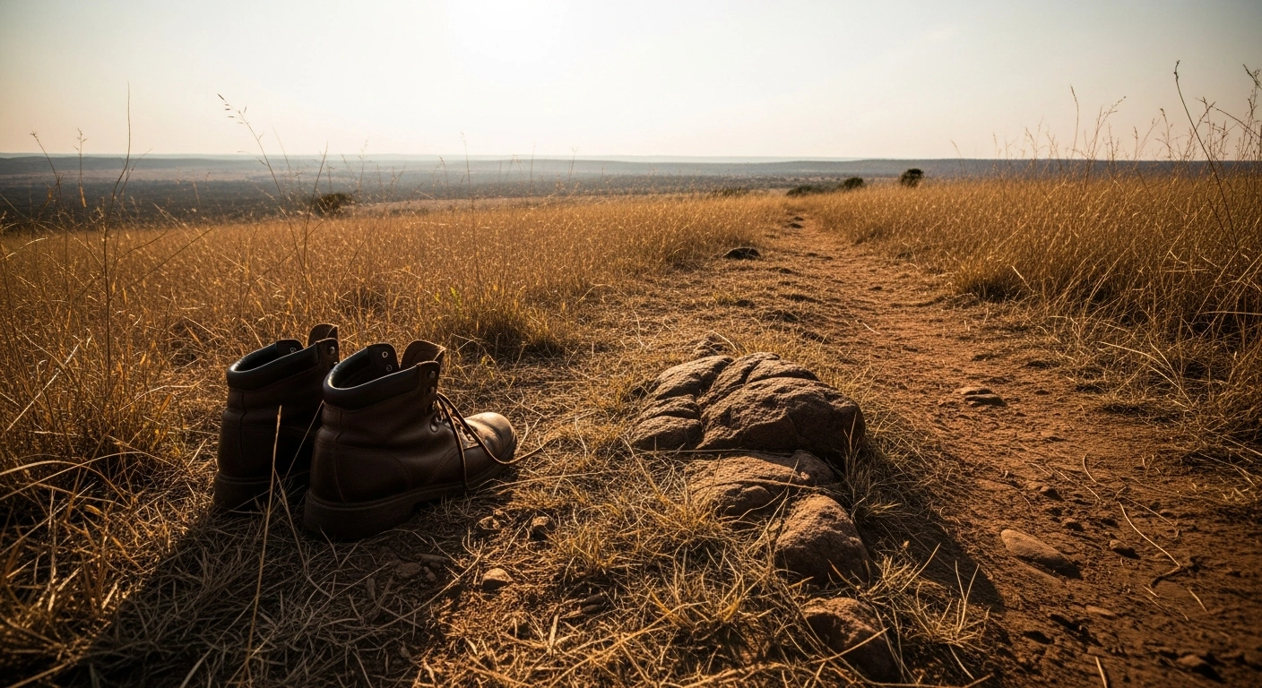 A desolate landscape in Kruger National Park represents the site of an international investigation into the murder of two tourists.