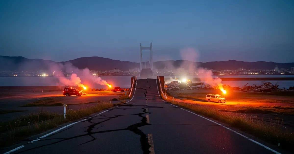 Major Earthquake Causes Infrastructure Disruptions Across Japan's Kyushu Region