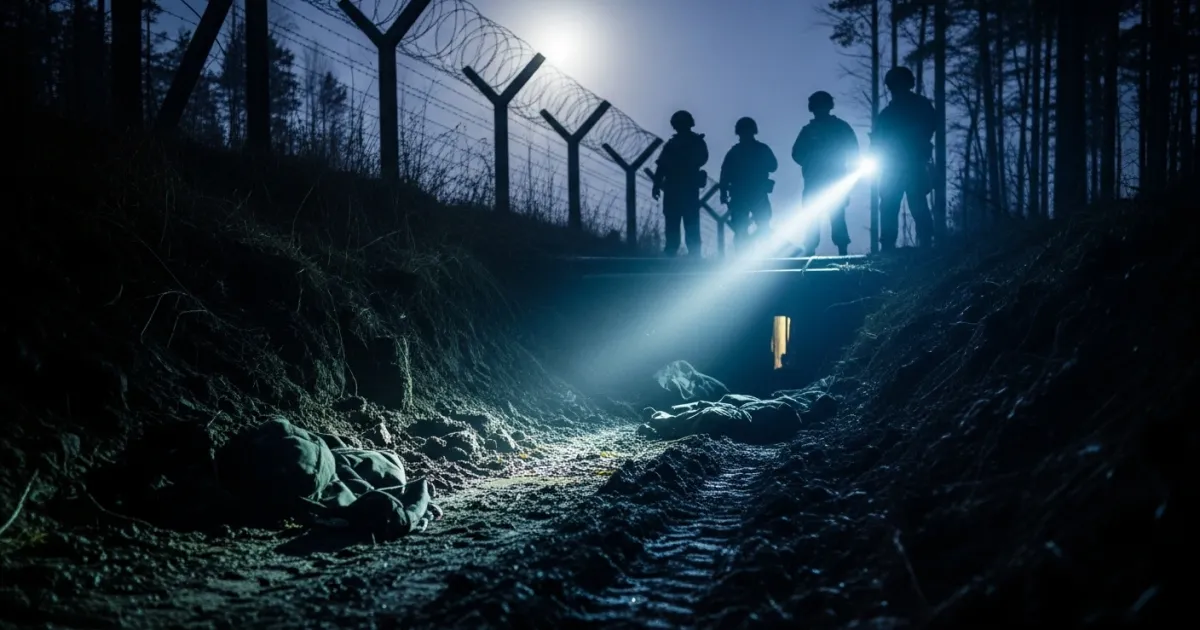 Latvian Border Guard Discovers Illegal Underground Tunnel on Belarusian Border