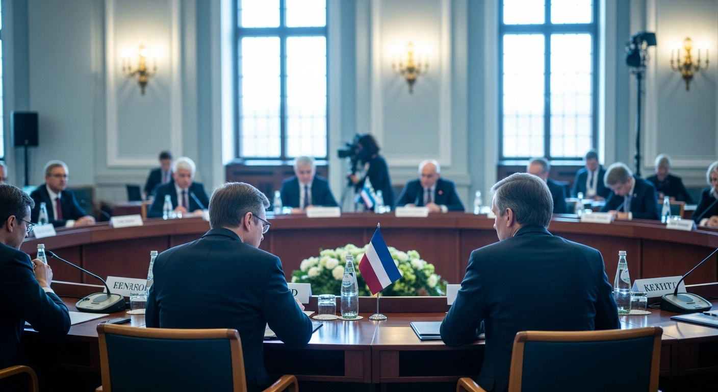 International policymakers and experts gather at a diplomatic conference in Riga to discuss European security and defense cooperation.