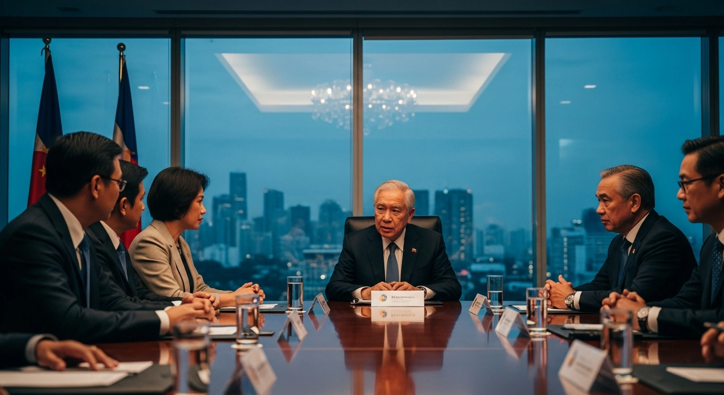 Russian Foreign Minister Sergei Lavrov participates in high-level ASEAN ministerial meetings in Manila to discuss strategic partnerships and regional security.