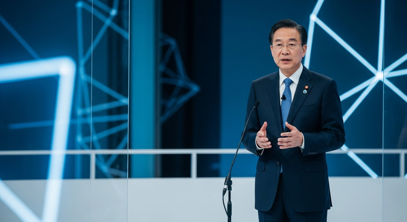 Chinese Premier Li Qiang speaks at the World Economic Forum in Dalian to defend China's technological advancements and industrial innovation.