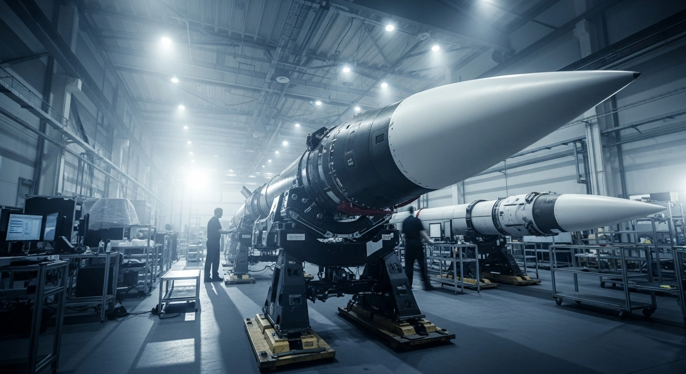 A modern missile system is being assembled in a high-tech German facility as part of a strategic partnership between Lockheed Martin and Rheinmetall.