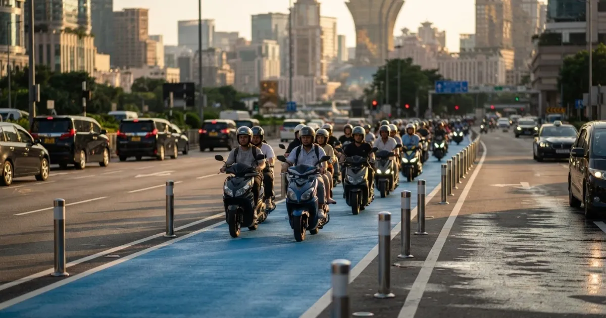 Macau Enhances Road Safety with New Motorcycle Traffic Measures