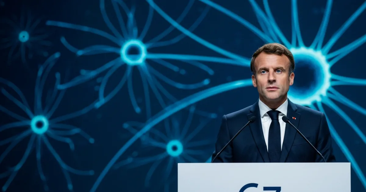 President Macron Calls for Global AI Regulation at G7 Summit