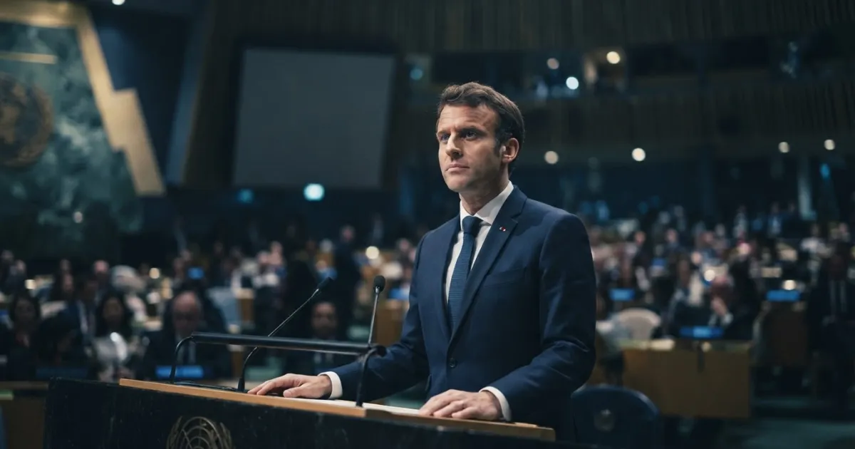 President Macron Calls for Global Recommitment to International Law at UN General Assembly