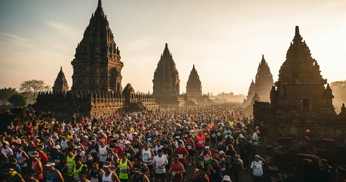 Mandiri Jogja Marathon 2026 Highlights Sports Tourism at Prambanan Temple
