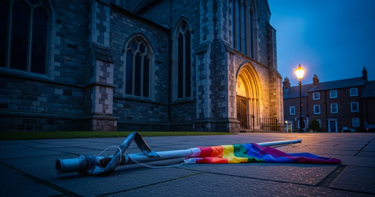 Man Arrested Following Vandalism of Pride Flag at Mannheim Church