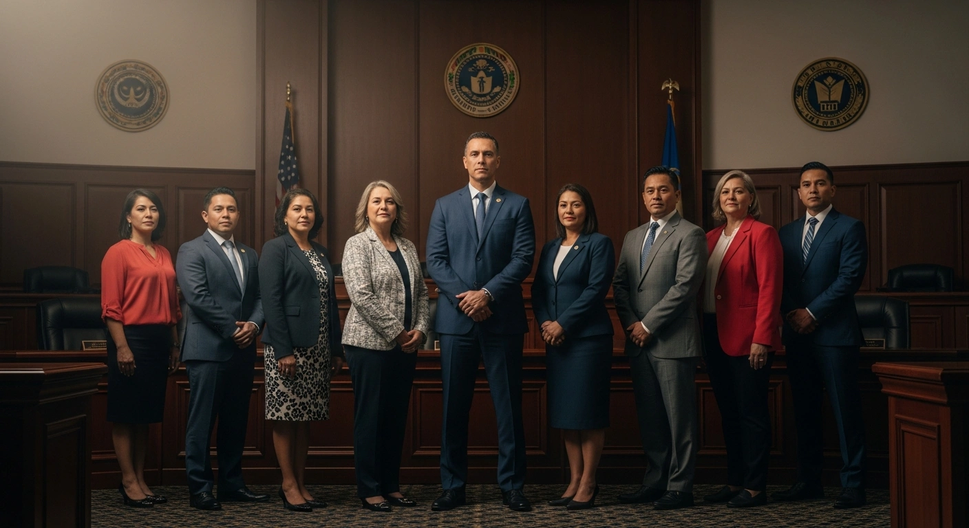 Candidates for the 2026 Northern Mariana Islands general election stand together after being certified by the Commonwealth Election Commission.
