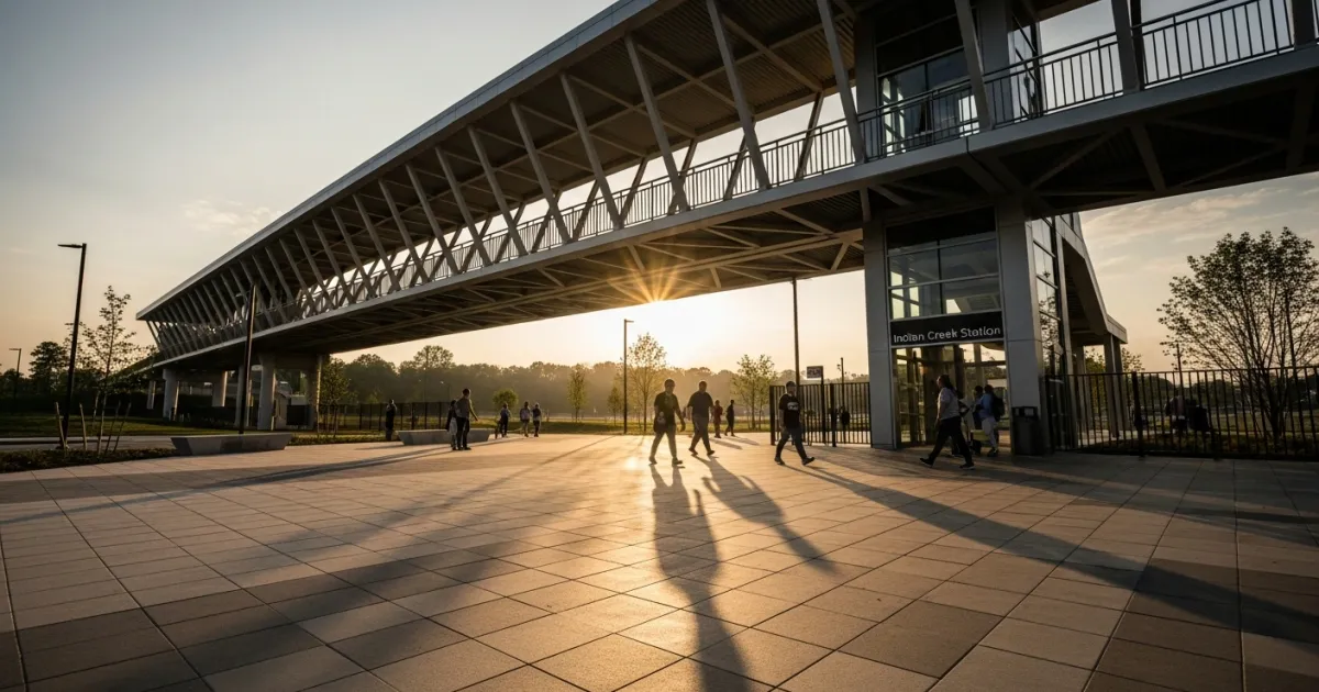 MARTA Unveils New Pedestrian Bridge and Plaza at Indian Creek Station