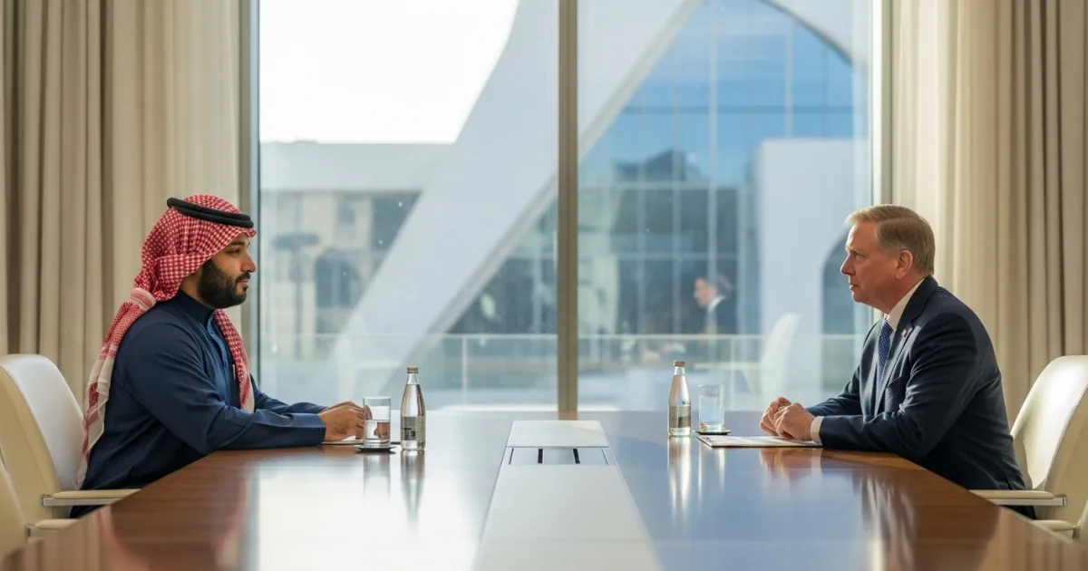 Saudi Crown Prince Mohammed bin Salman Meets US Senator Lindsey Graham in Riyadh