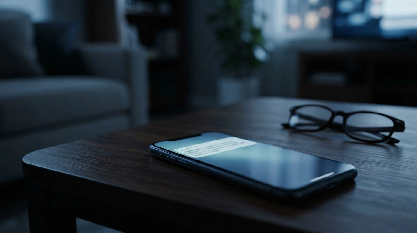 A smartphone displays a misleading notification about a fake Medicare payment, warning beneficiaries to be cautious of potential online scams.
