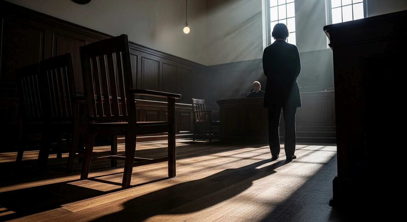 A woman stands in a Melbourne courtroom during a bail hearing for charges involving slavery and national security.