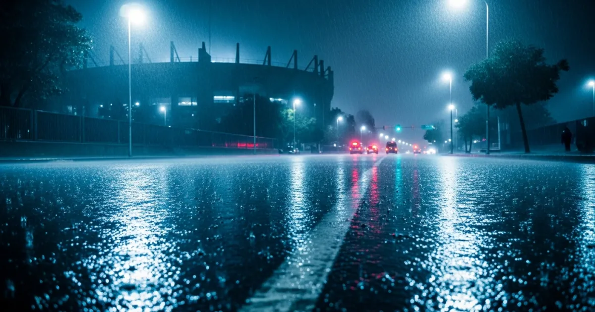Heavy Rainfall Impacts Mexico City, Estadio Azteca Records Highest Accumulation